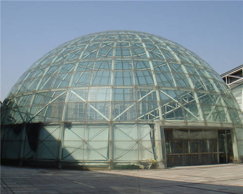 南通管桁架采光玻璃屋面 南通管桁架采光玻璃屋面